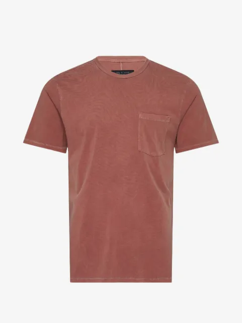rag & bone playera con diseño teñido