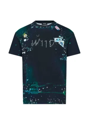 ERL スカルプリント Tシャツ | ブラウン | FARFETCH JP