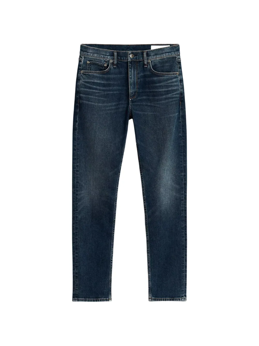 rag & bone whiskered faded-effect jeans - Blu
