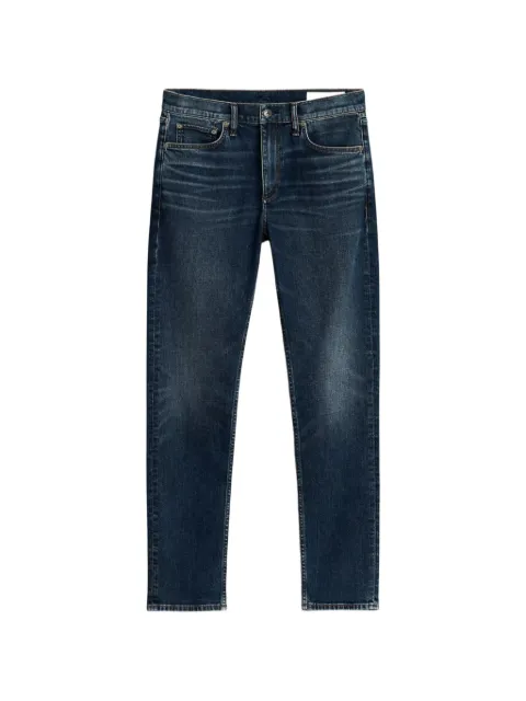 rag & bone whiskered faded-effect jeans