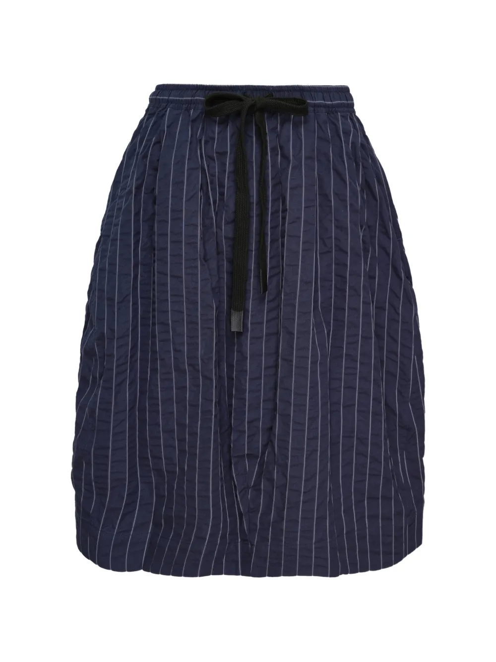 Lee Mathews Frances pinstripe-pattern skirt - Blau