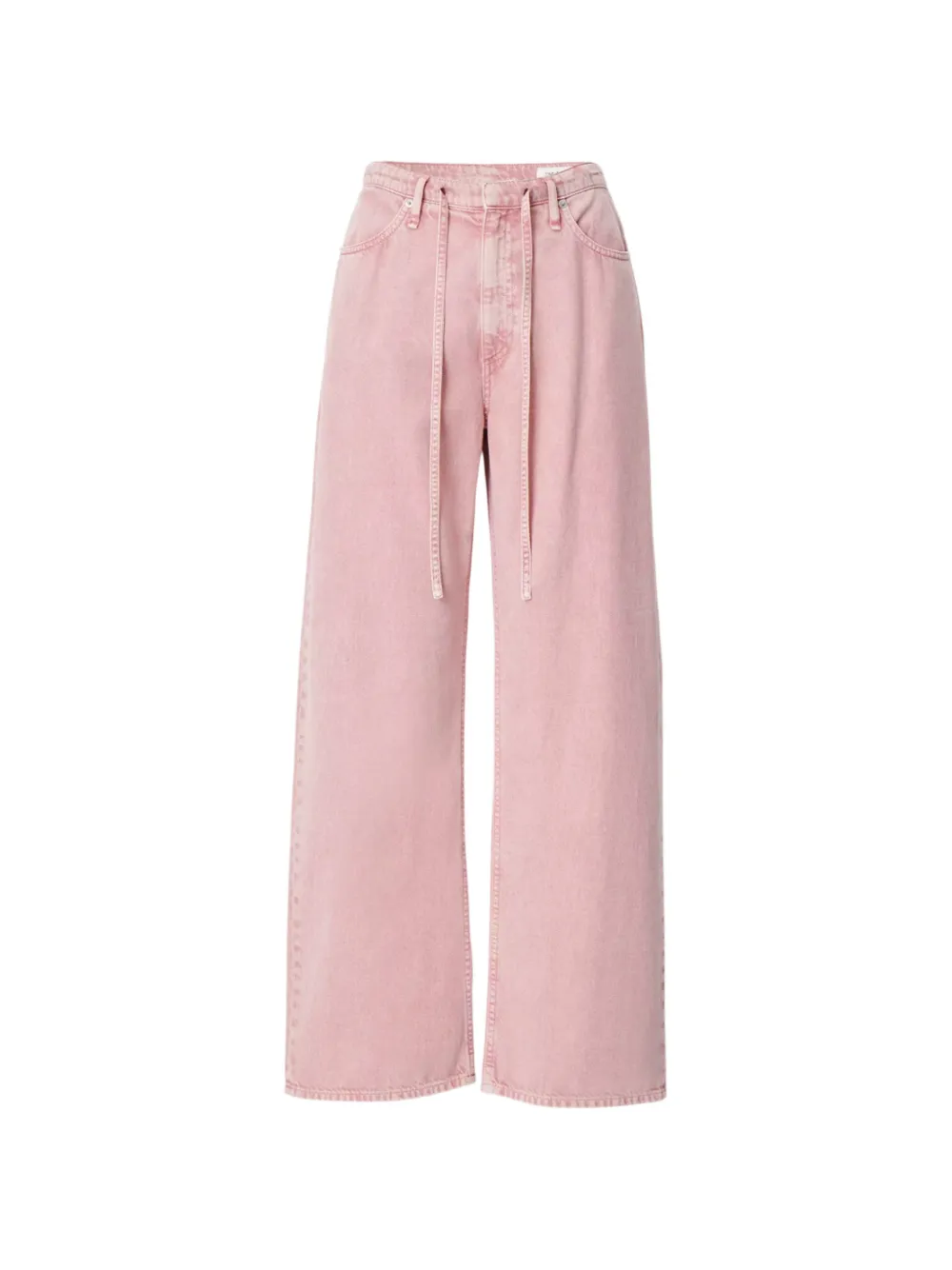 rag & bone Phoebe drawstring-fastening jeans - Rosa