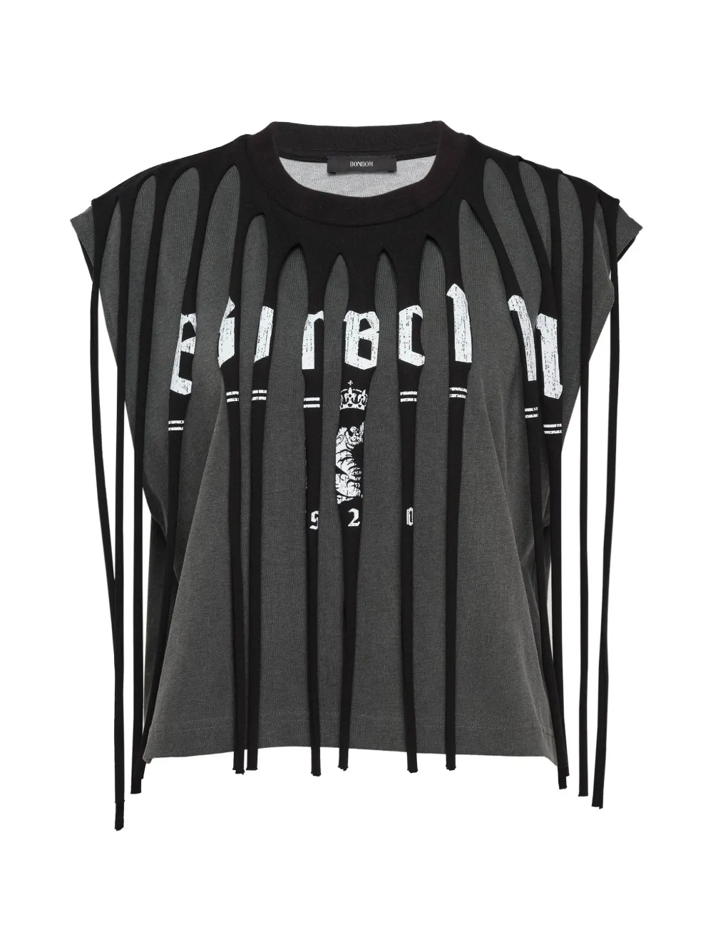 BONBOM cut-out-design T-shirt - Nero