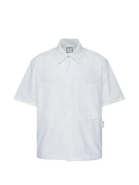 Wooyoungmi logo-plaque short-sleeve shirt