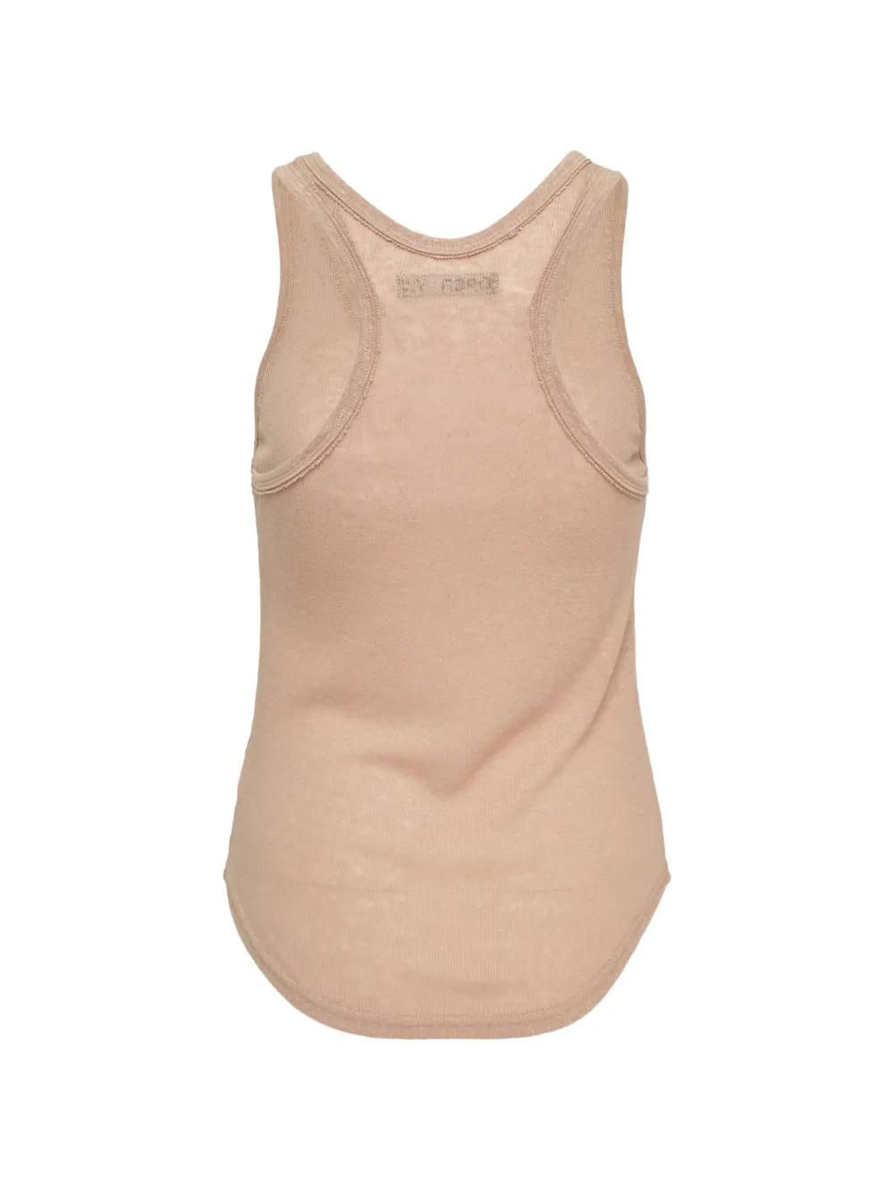  Open Yy Top Sin Mangas Yy Patch - Neutro 