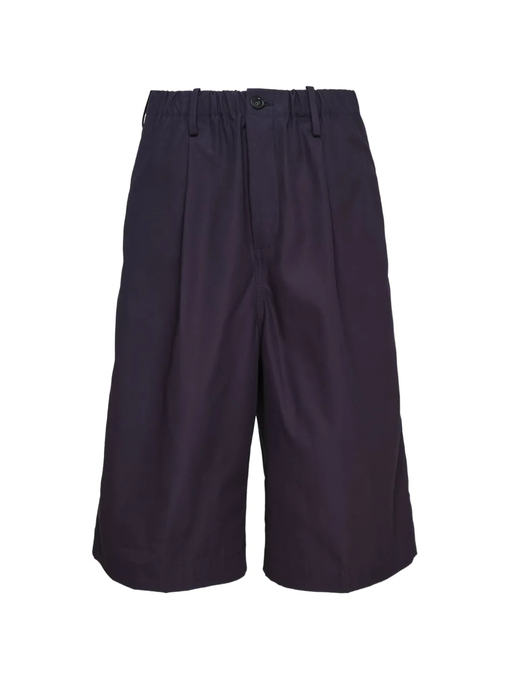 Sofie D'hoore pleated elasticated-waist shorts - Blu