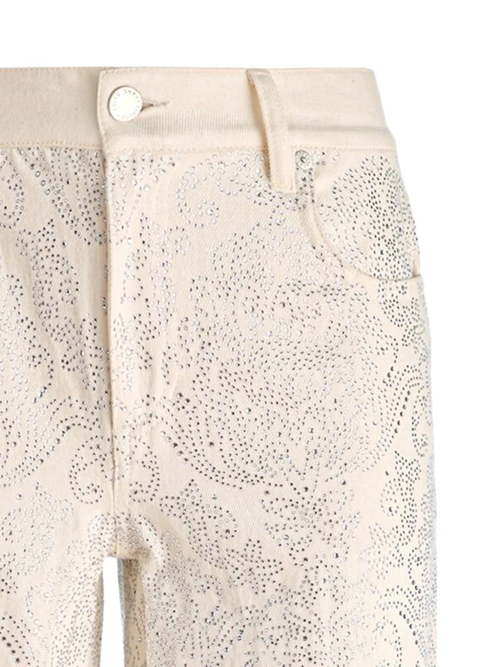 Alice + Olivia Vaqueros Amazing Con Apliques - Neutro 