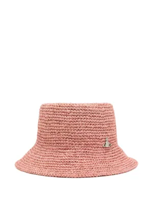 NWOT Alanui floral-motif bucket raffia hat \'Shadow Of The Palm’ Buy Alanui Floral-motif Bucket Hat - Neutrals At 21% Off  main image 4