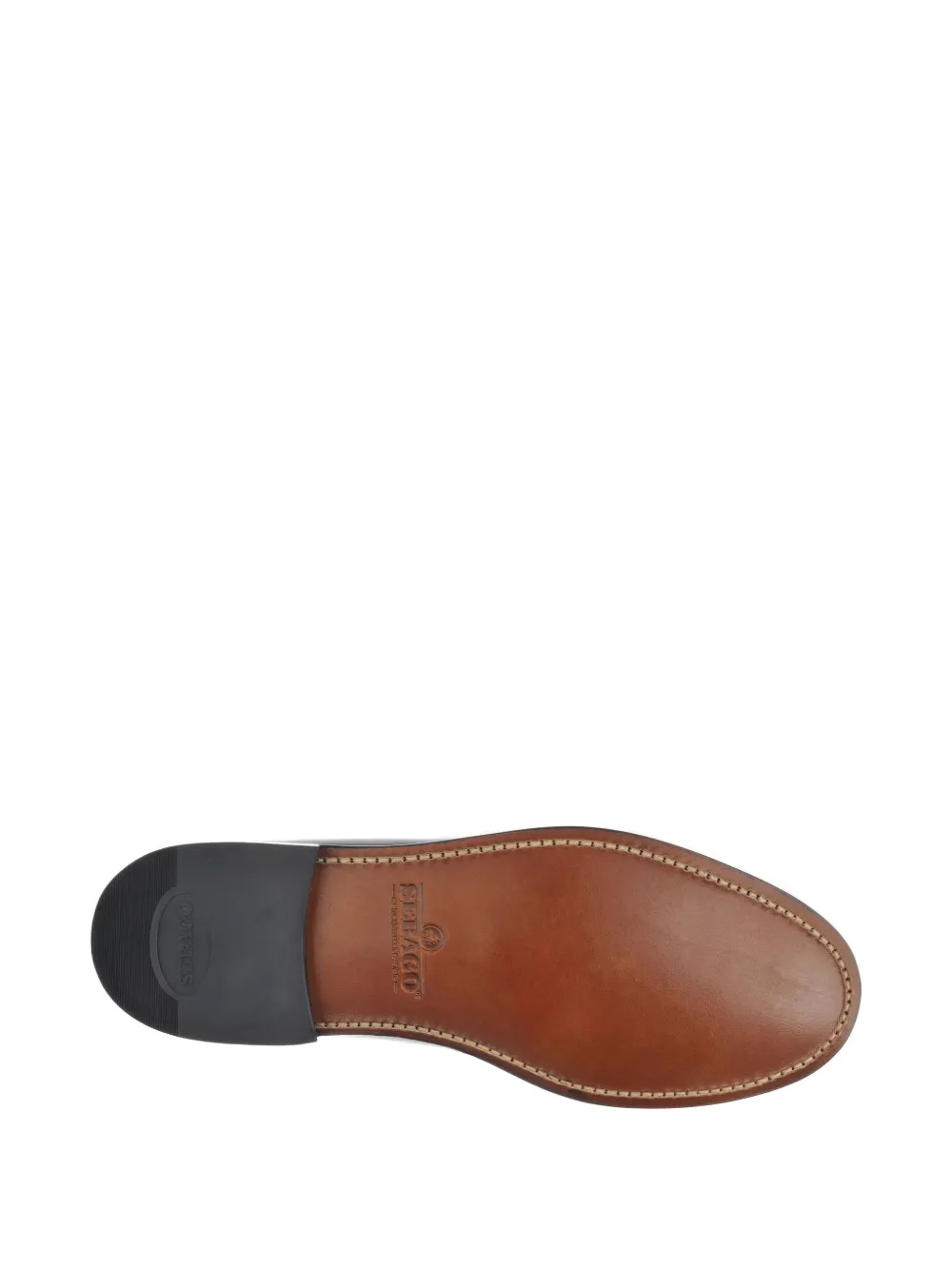 Sebago Cayman leather penny loafers Zwart