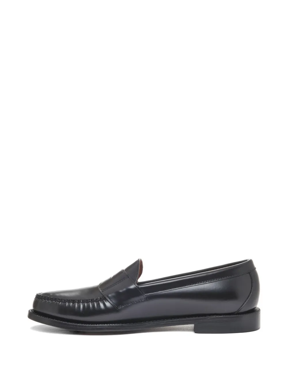Sebago Cayman leather penny loafers Zwart