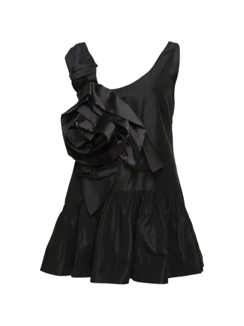 Simone Rocha rosette-embellished ruffled top
