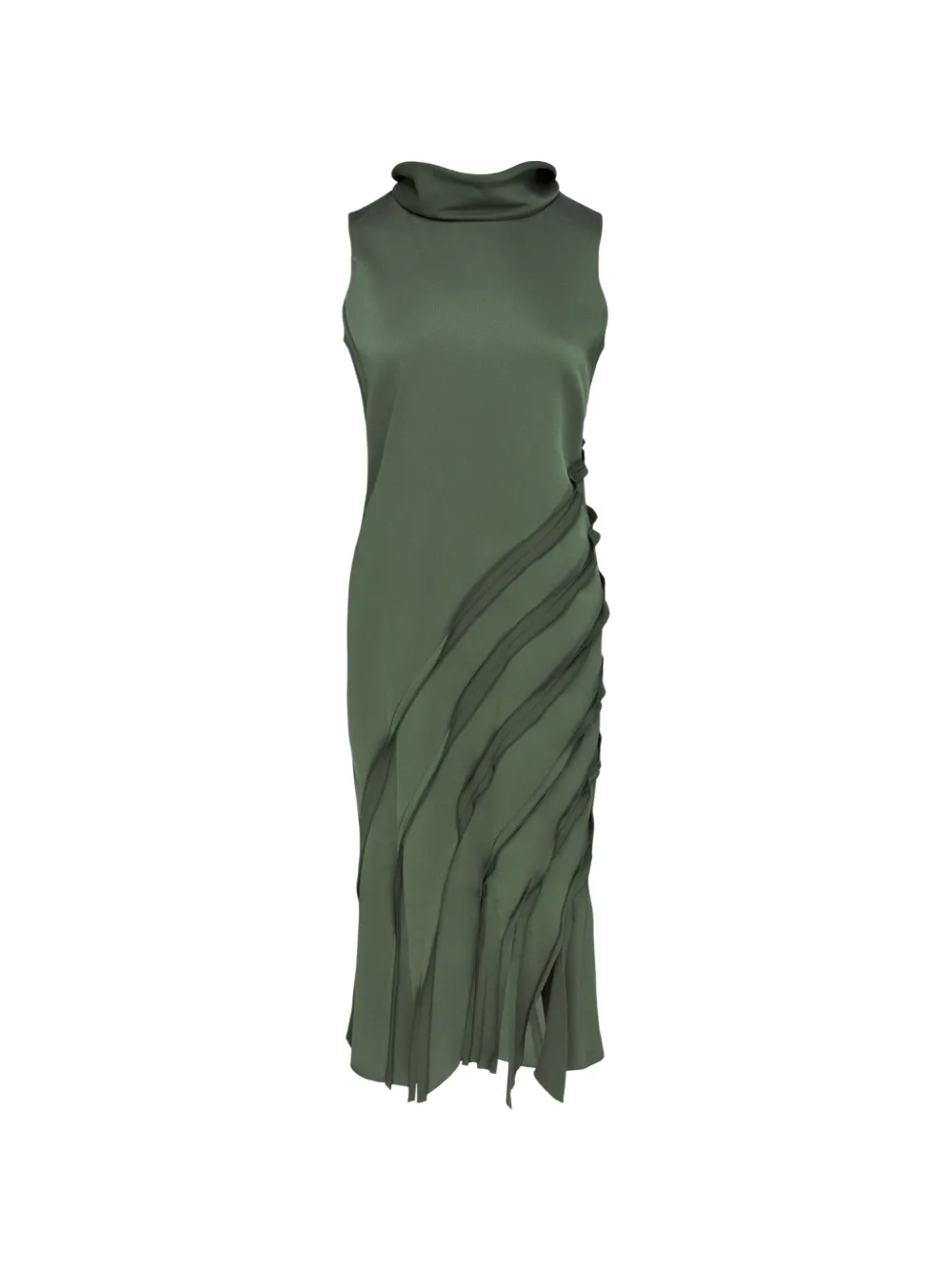 Club21 Collection Ava ruffled dress - Verde