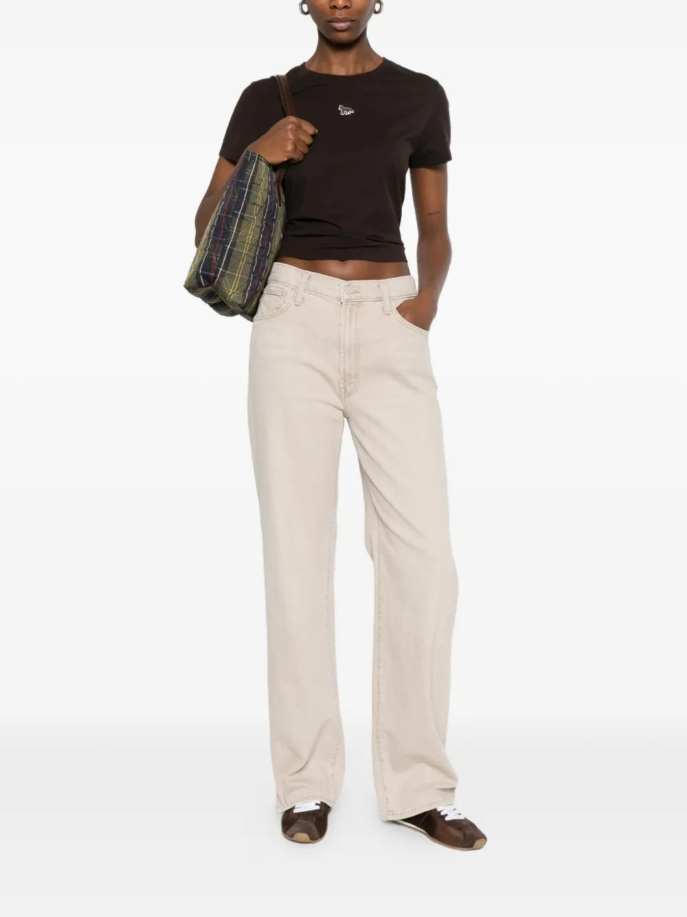 MOTHER The Dodger Sneak jeans Beige