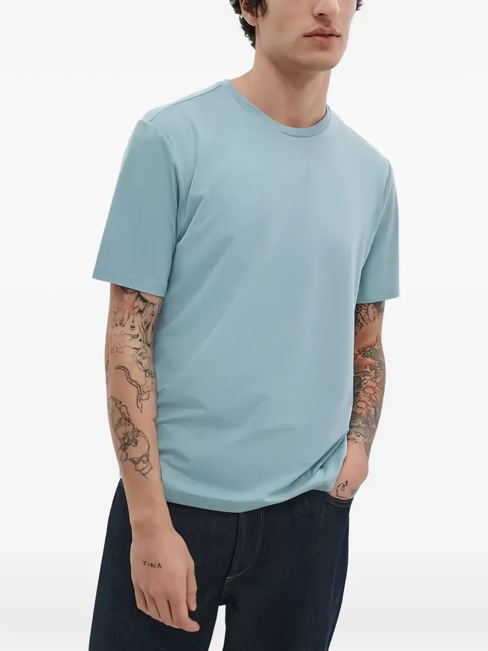 rag & bone Classic Tech T-shirt Blauw