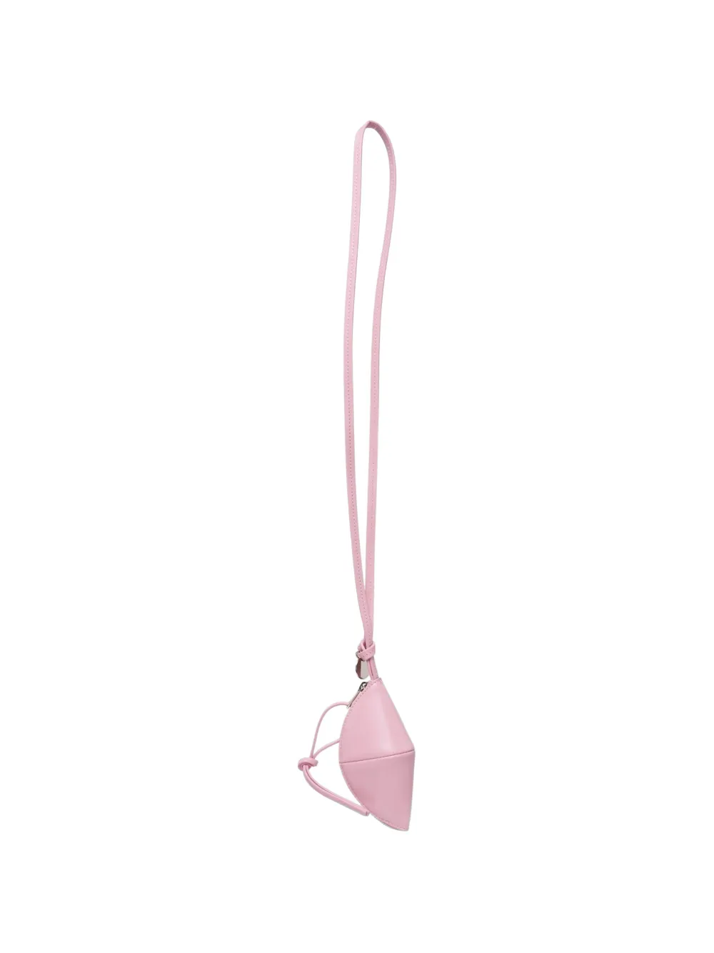 Jil Sander Curve leren buidel Roze