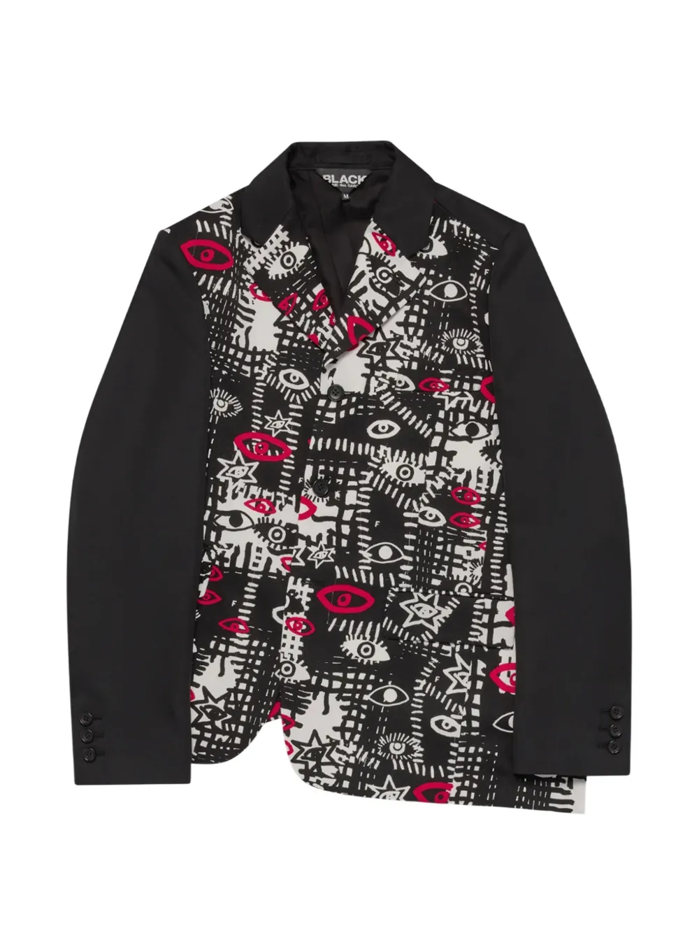 Comme Des Garçons Black Filip Pagowski graphic-print blazer - Nero