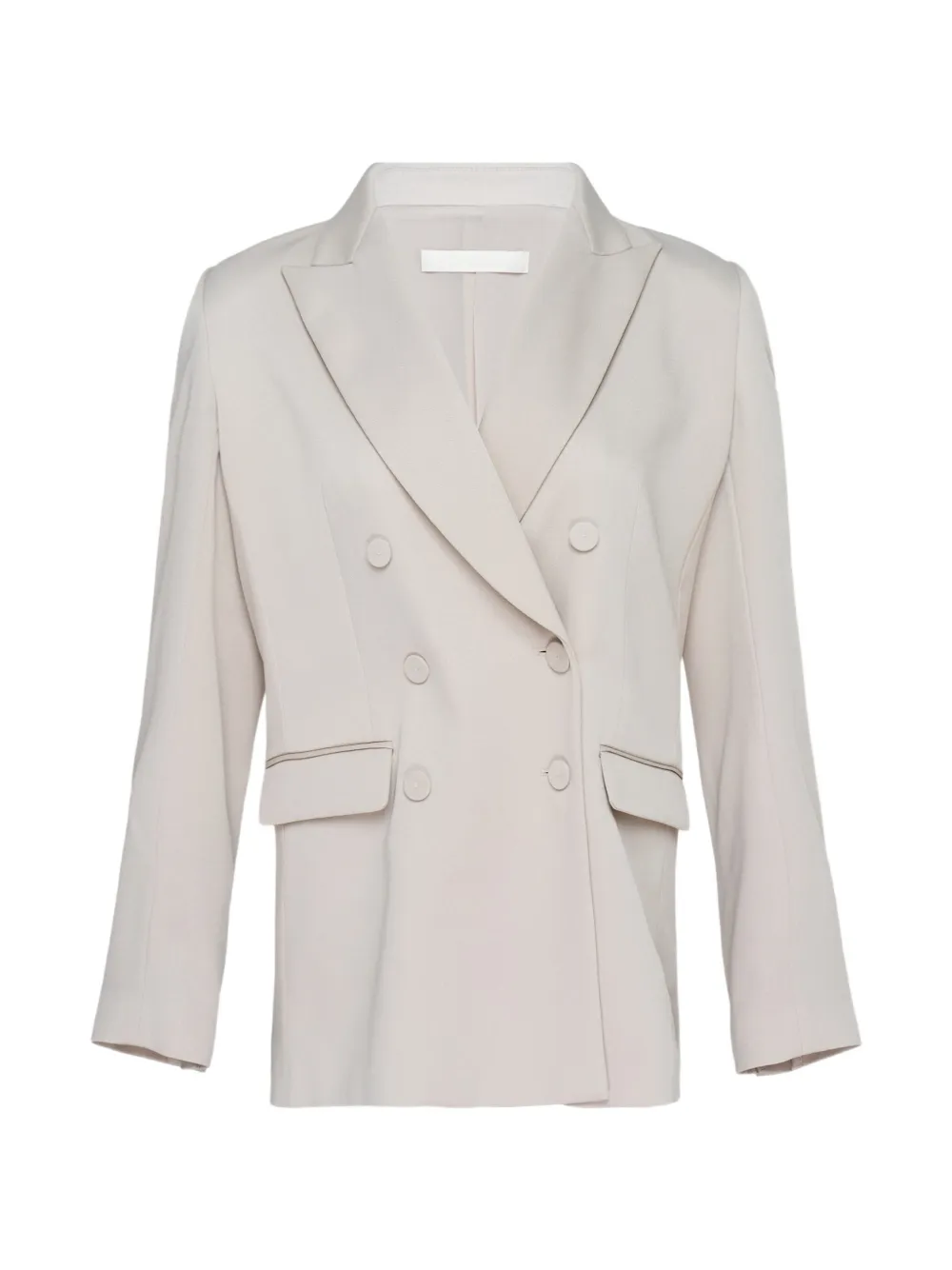 Club21 Collection Bianca double-breasted jacket - Toni neutri