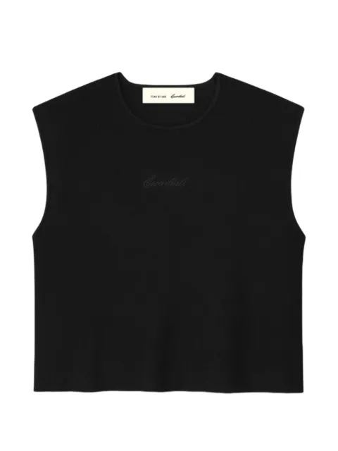 FEAR OF GOD ESSENTIALS  rib-knit top