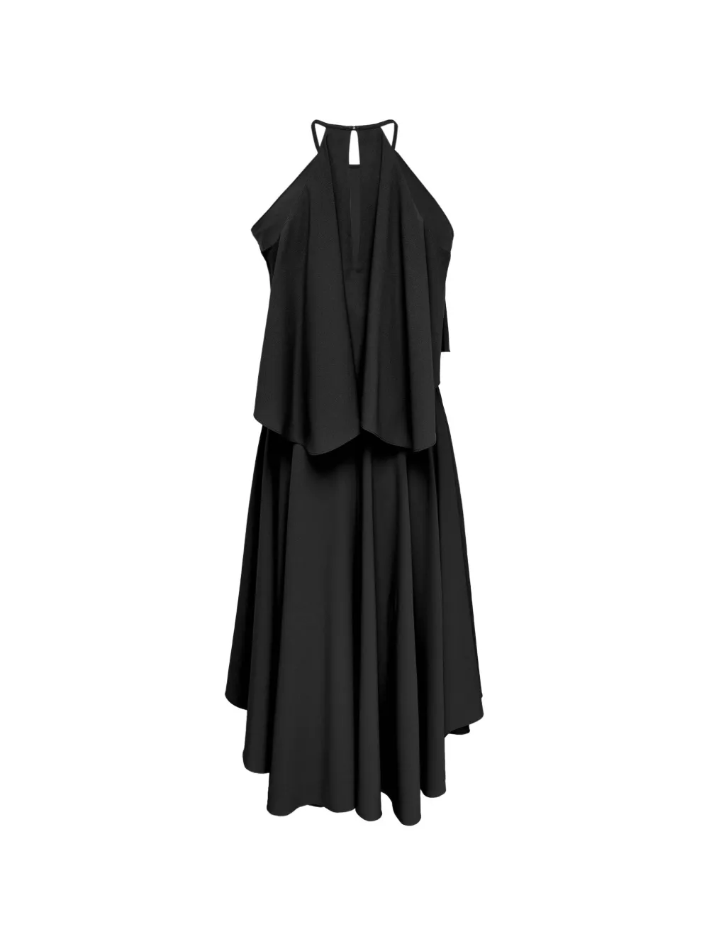 Club21 Collection Georgette Veronica jurk met ruches Zwart