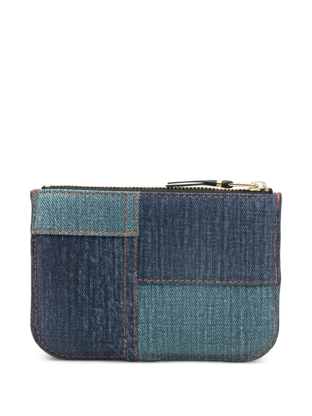 Comme Des Garçons Wallet Buidel met denim zak Blauw