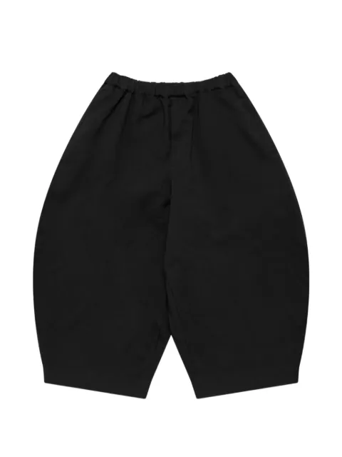 Comme Des Garçons Black elasticated-waistband cropped trousers