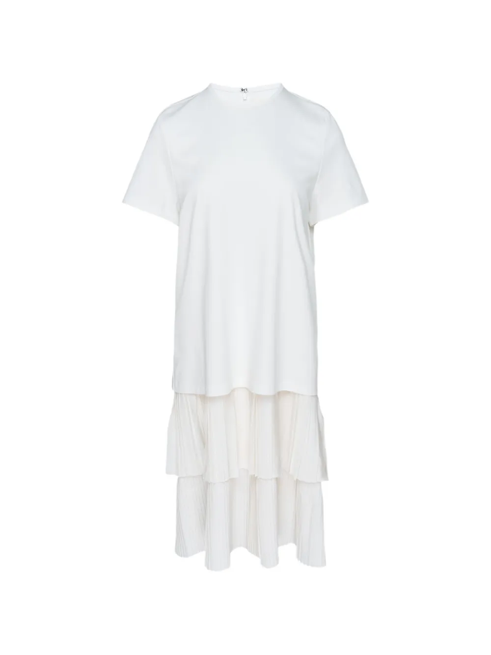 Club21 Collection Georgette Lucy pleated-skirt dress - Bianco