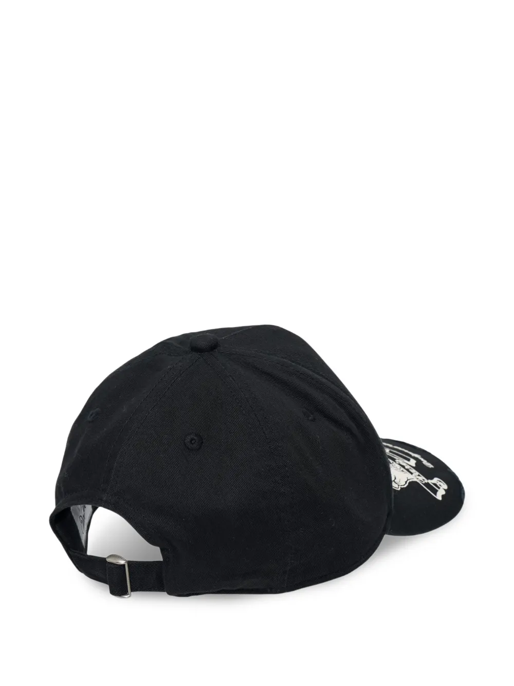 Vaquera graphic-print Distressed Baseball Cap | Black | FARFETCH