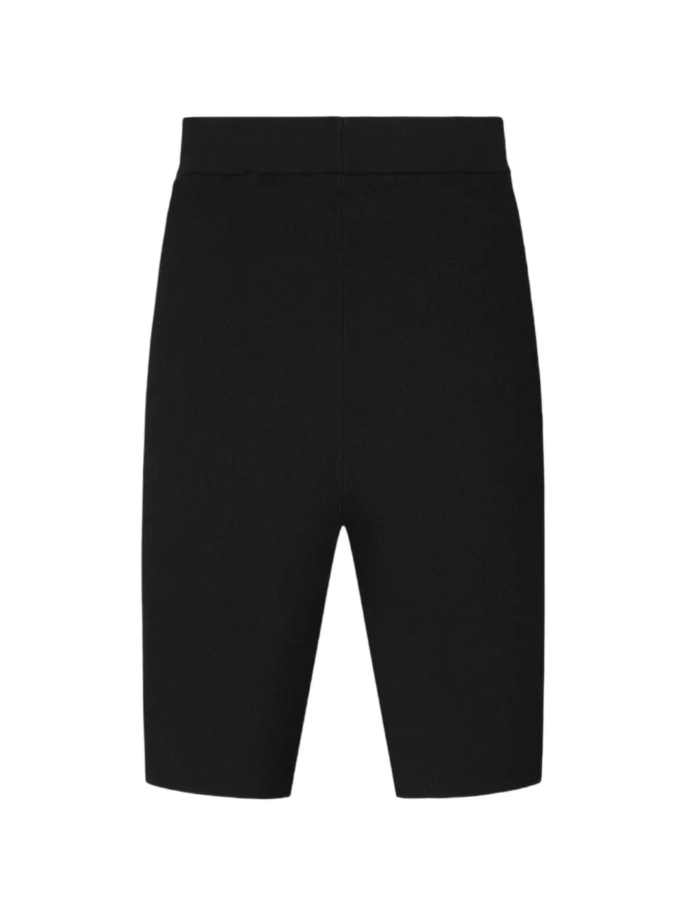 FEAR OF GOD ESSENTIALS Geribbelde fietsshorts Zwart