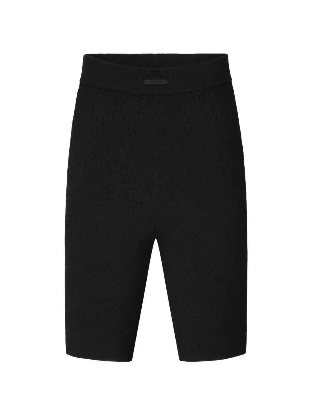 FEAR OF GOD ESSENTIALS ribbed bike shorts - Nero