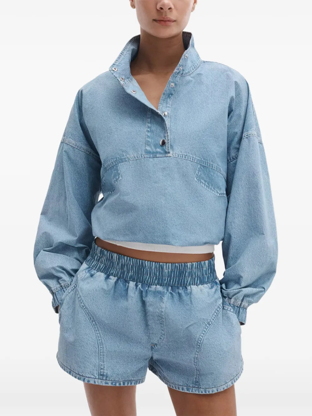  Rag & Bone Top Miramar Flyweight - Azul 