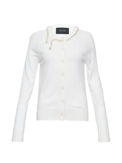 Simone Rocha faux-pearl embellished cardigan
