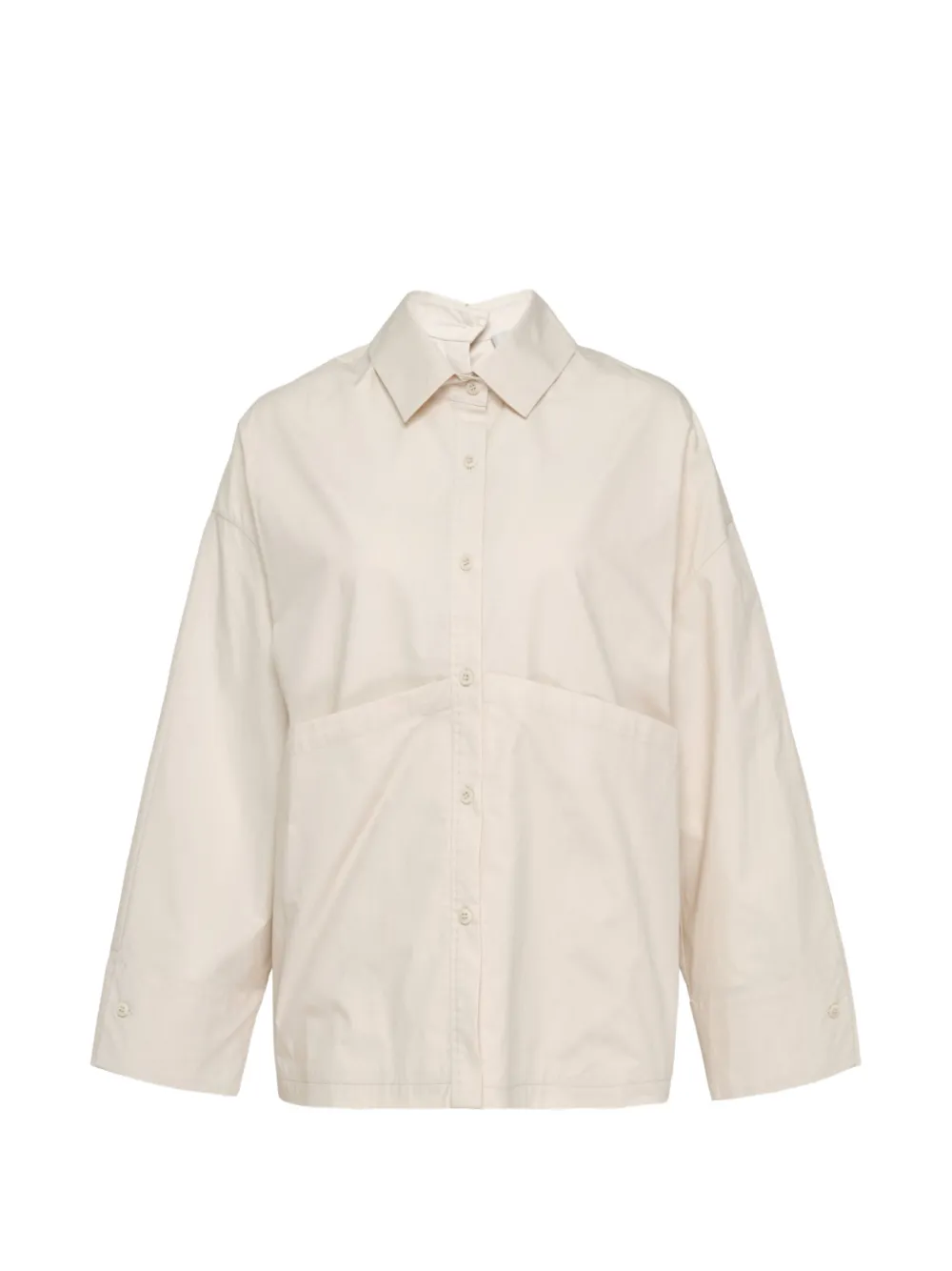Lee Mathews Gilbert button-back shirt - Toni neutri