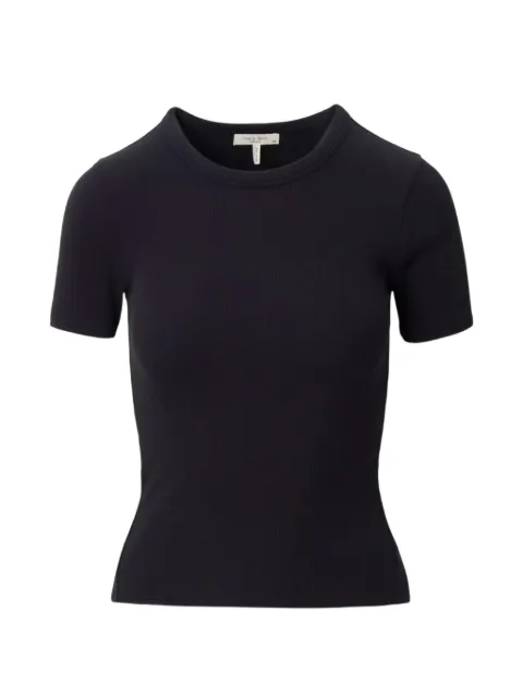 rag & bone camiseta Essential de canalé