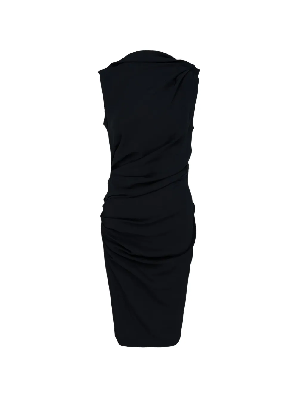 Club21 Collection draped sleeveless dress - Nero