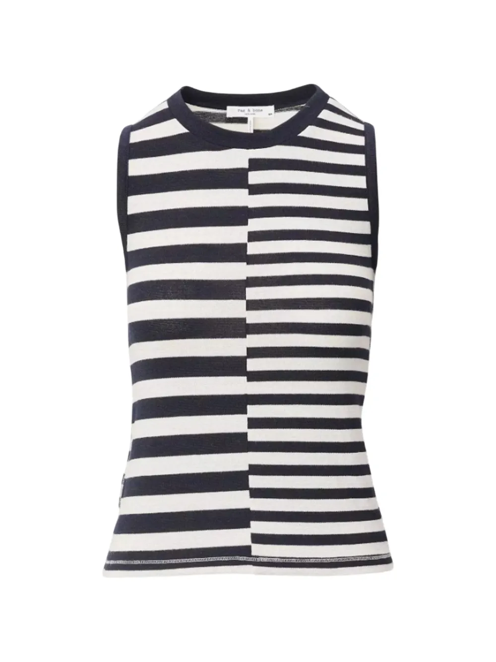 rag & bone mixed-stripe tank top - Blu