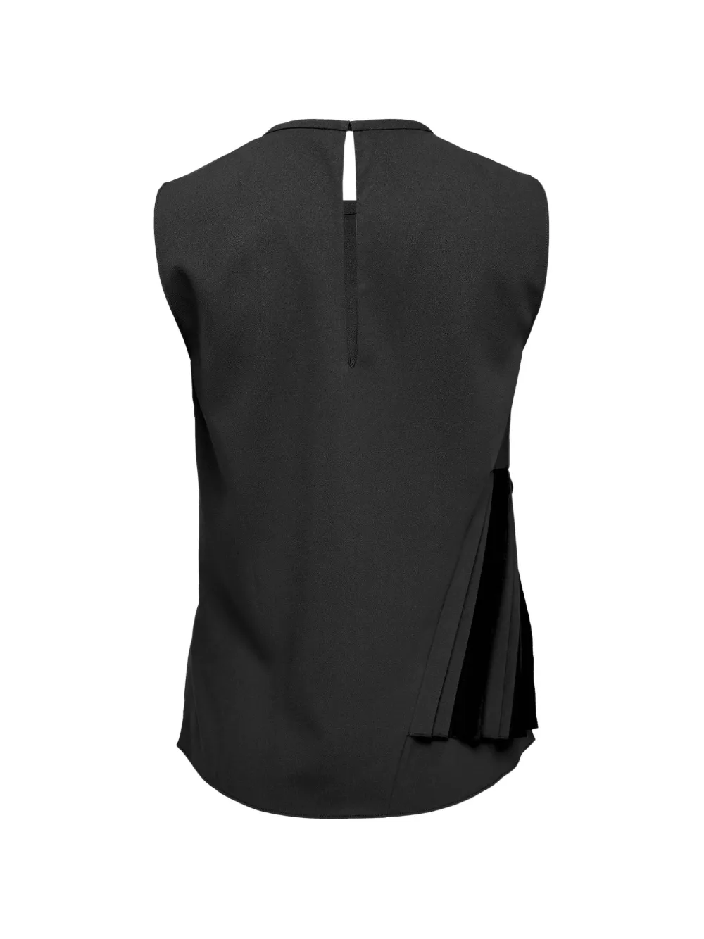 Club21 Collection Danielle asymmetrische geplooide top Zwart