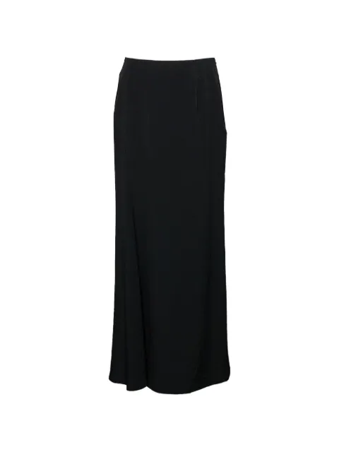 Yohji Yamamoto — diagonal-cut maxi skirt