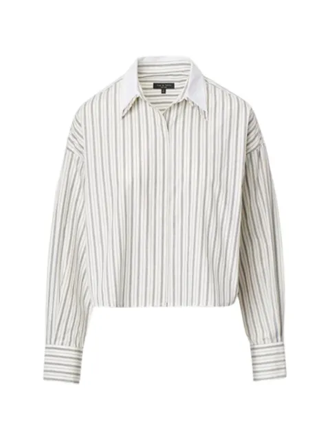 rag & bone Marin striped layered shirt