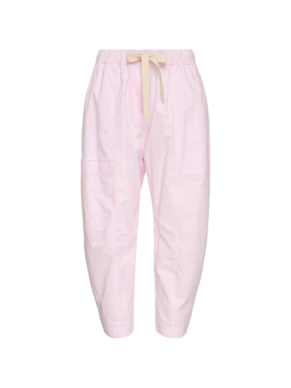 Lee Mathews cotton-poplin drawstring trousers - Rosa