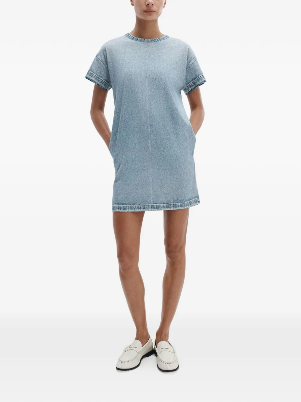 rag & bone Miramar Kelly mini-T-shirt jurk Blauw
