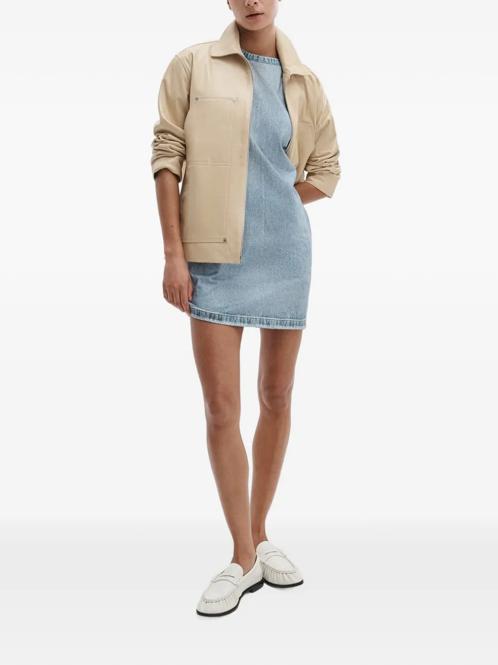 rag & bone Miramar Kelly mini-T-shirt jurk Blauw