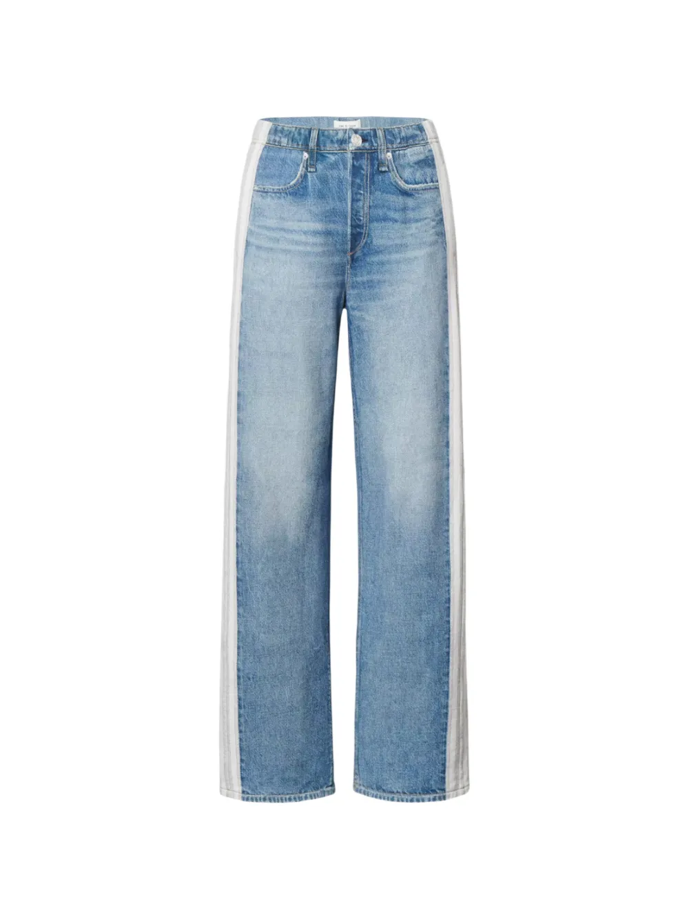 rag & bone Miramar side-stripe jeans - Blu