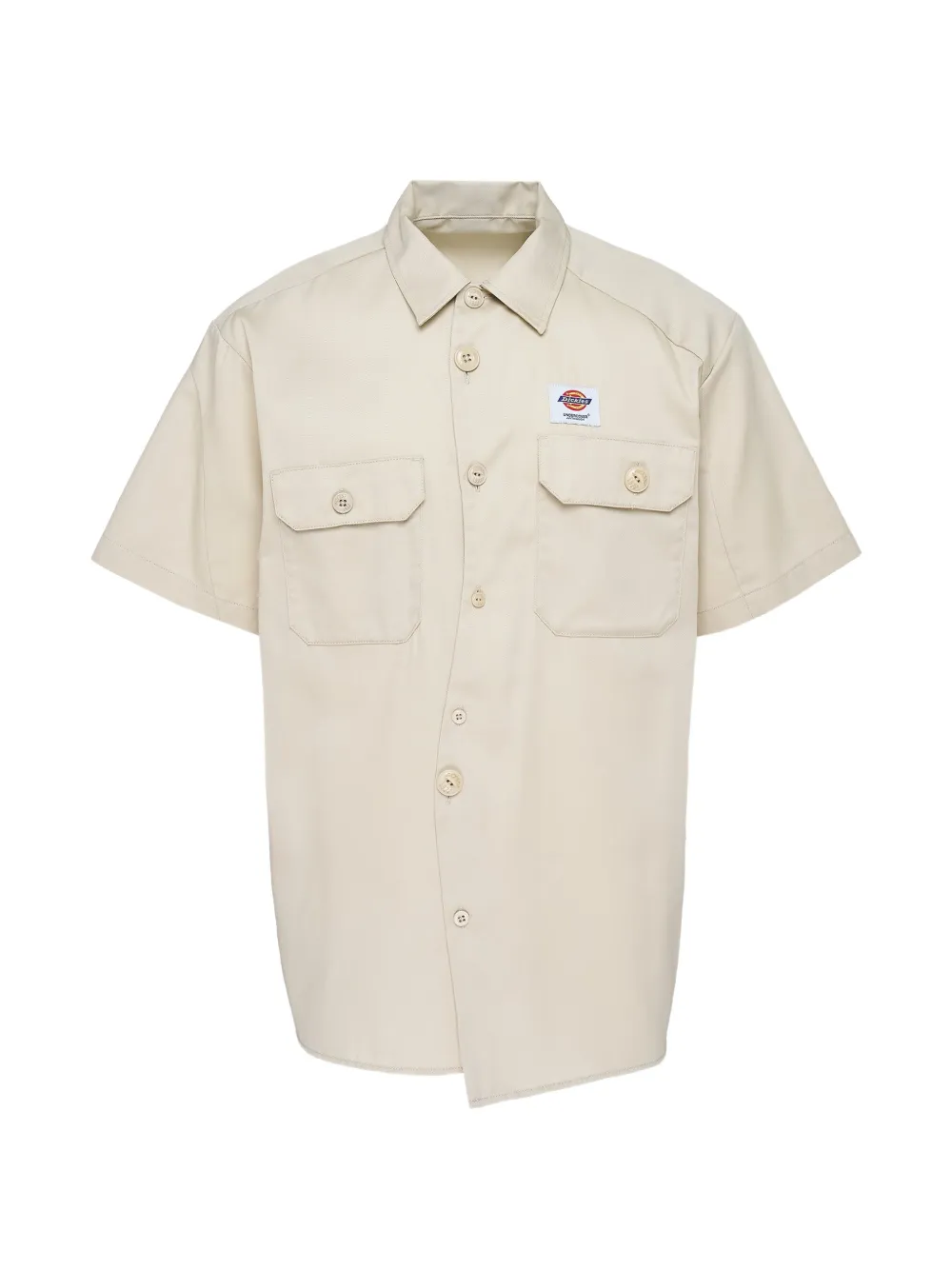 DICKIES logo-patch short-sleeve shirt - Nude