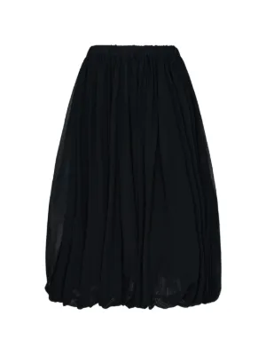 Black Comme Des Garçons レイヤード メッシュ スカート | ブラック
