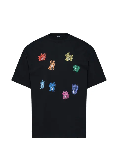 We11done sticker-monster T-shirt