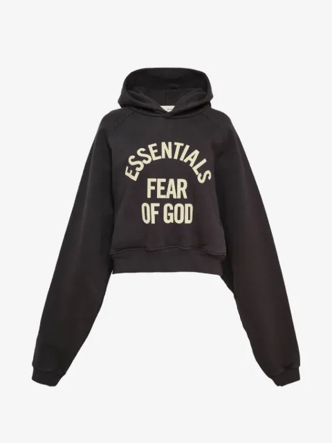 FEAR OF GOD ESSENTIALS hoodie med logotyp