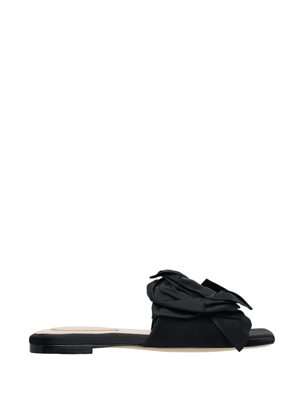 Simone Rocha pressed rosette sandals - Black