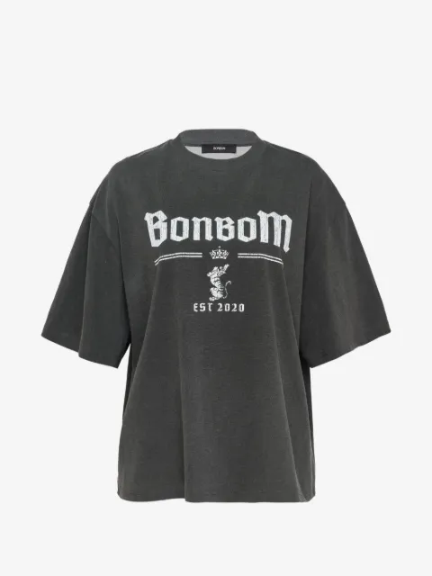 BONBOM playera de algodón con logo estampado