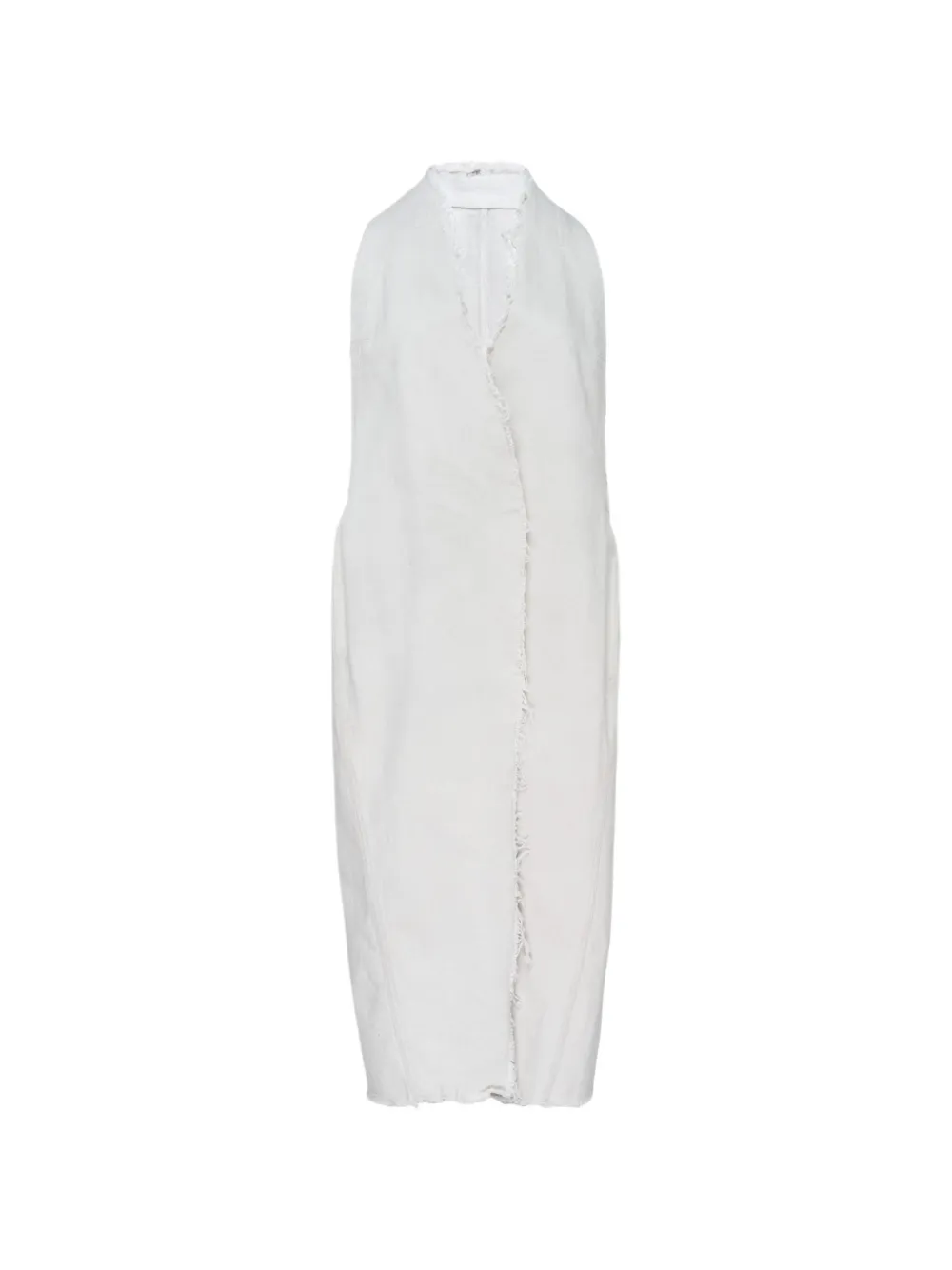 Rick Owens Cyclops long gilet - Bianco