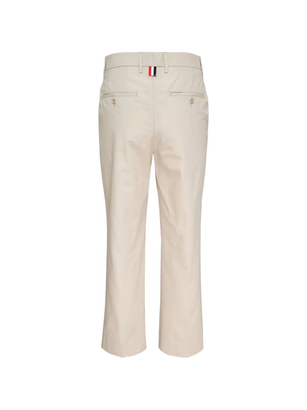 Thom Browne Ruimvallende broek met riemlus Beige